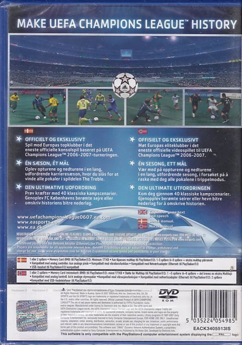 UEFA Champions League 2006–2007 - PS2 (B Grade) (Genbrug)